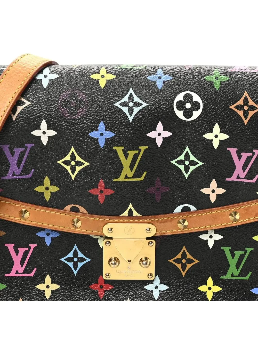Louis Vuitton Multicolor Sologne Black #325385L13B